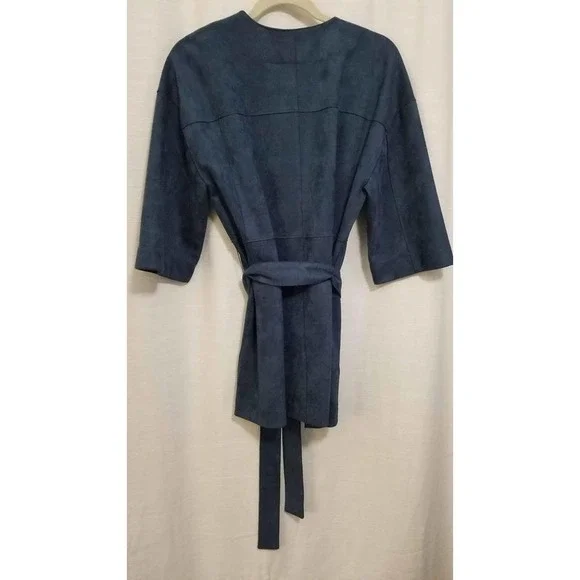 New with tags women's Chico's 1 soft blue suede like - Picture 5 of 8